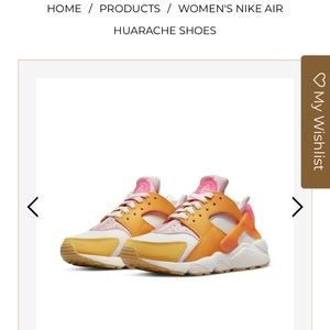 Nike Air Woman’s Huarache Shoe size 8US/39EU